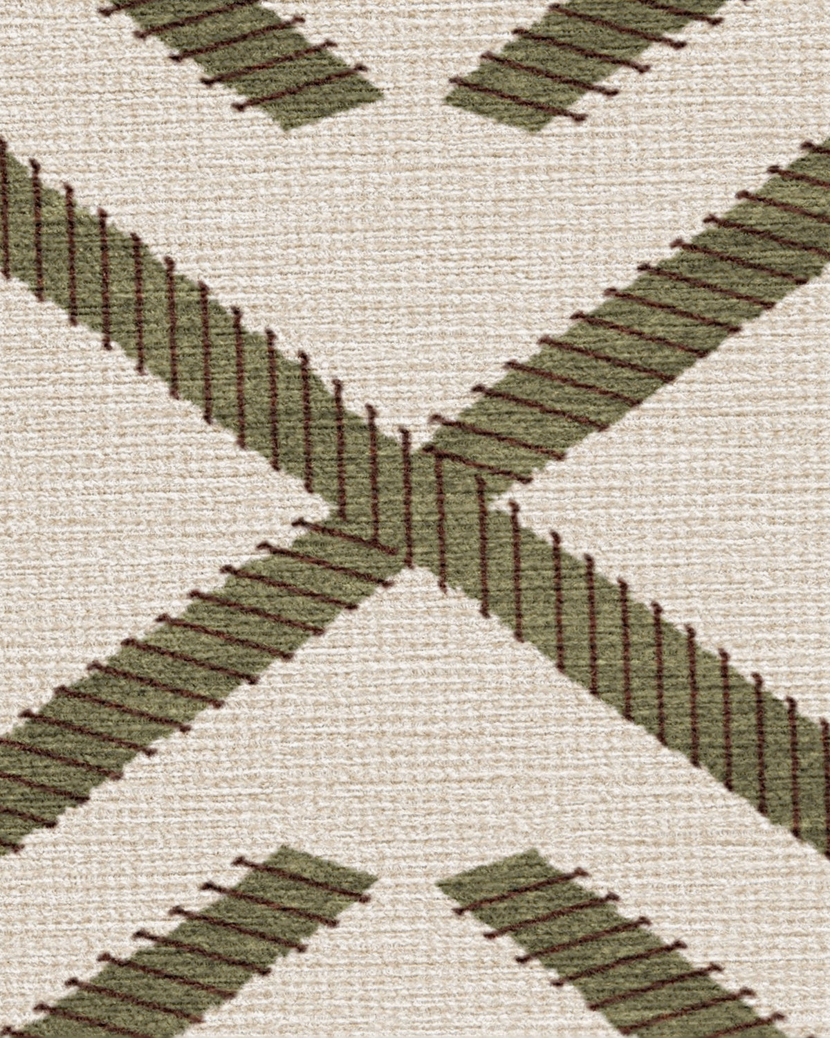 Memphis Olive Flatwoven Rug by Jonathan Adler