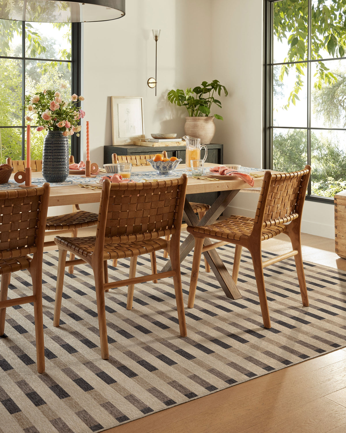 Merritt Taupe & Charcoal Flatwoven Rug