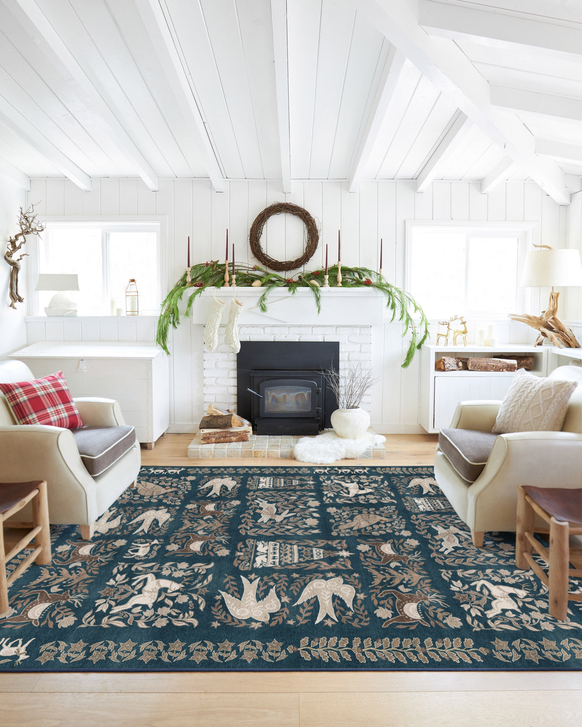 Merriweather Navy & Gold Rug