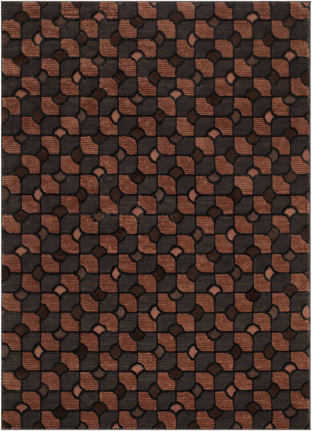 Josiah Contemporary Washable Area Rug