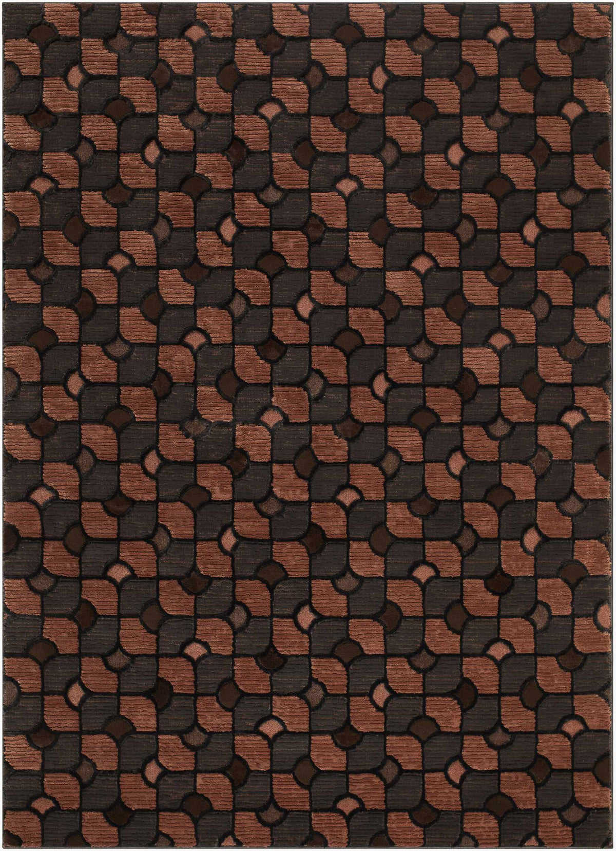 Josiah Contemporary Washable Area Rug