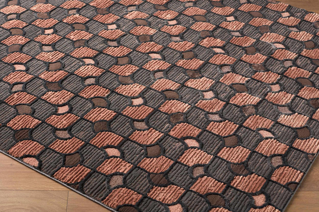 Josiah Contemporary Washable Area Rug