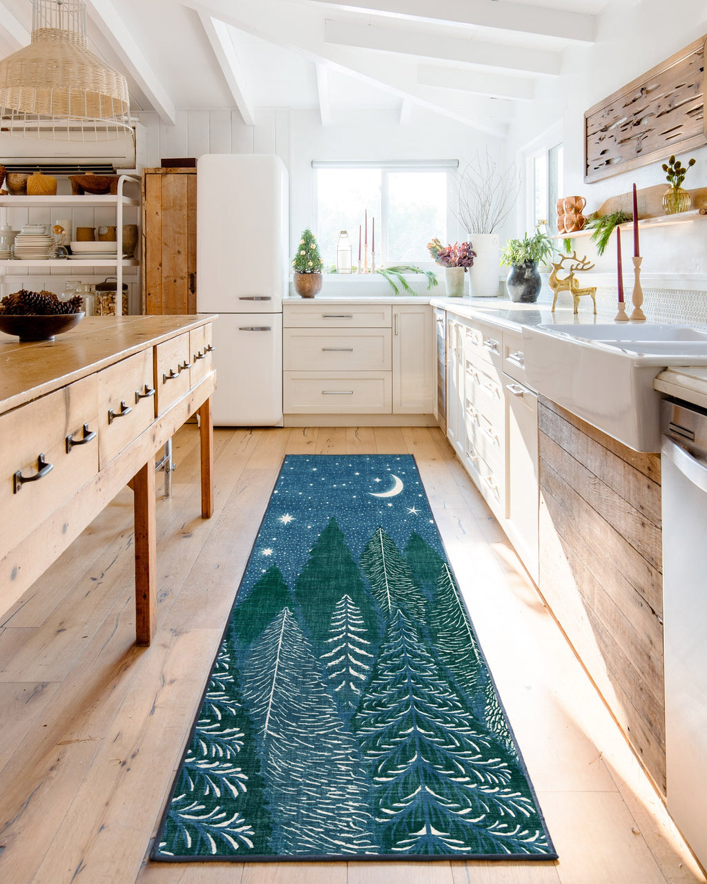 Midnight Grove Navy Rug