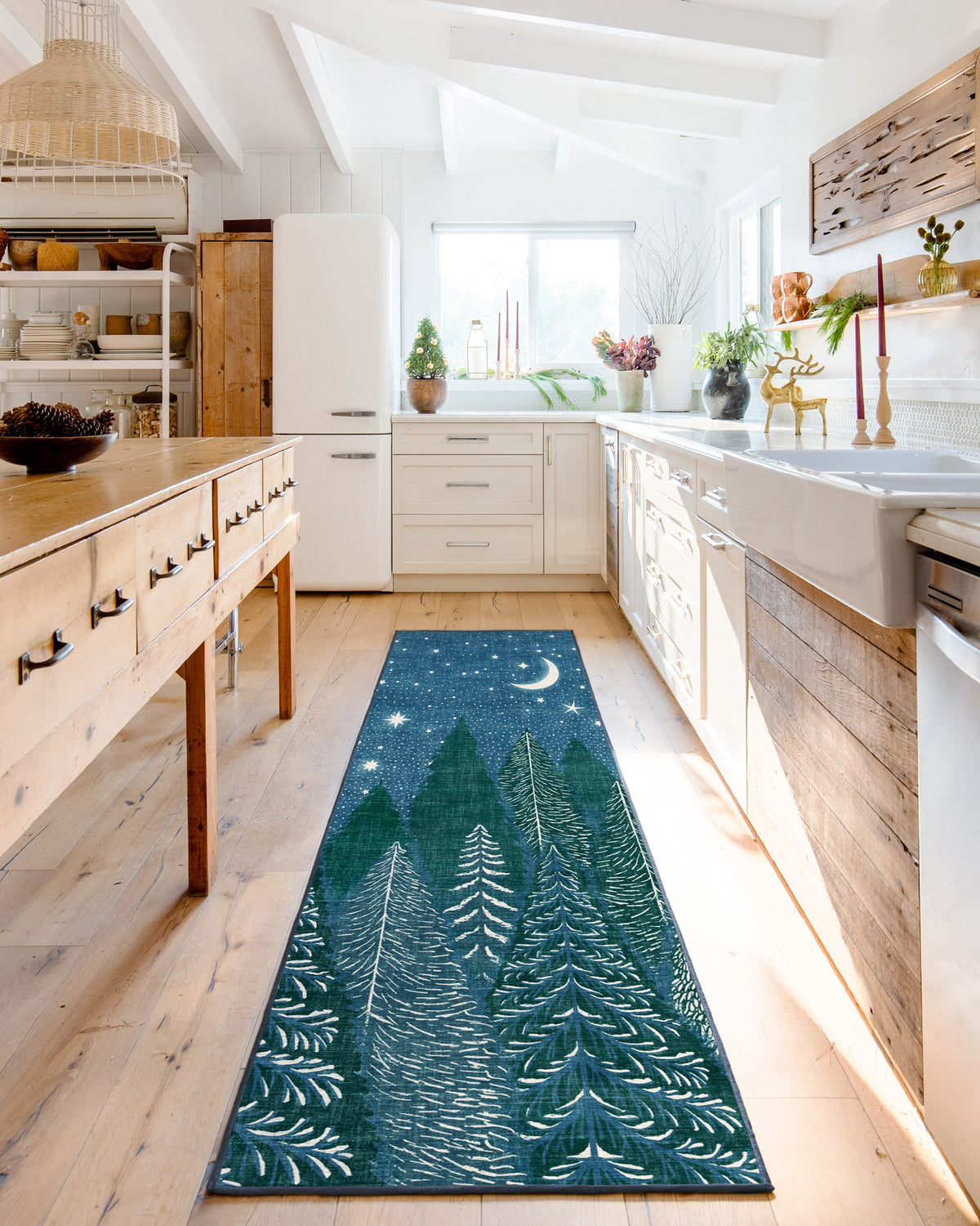 Midnight Grove Navy Rug