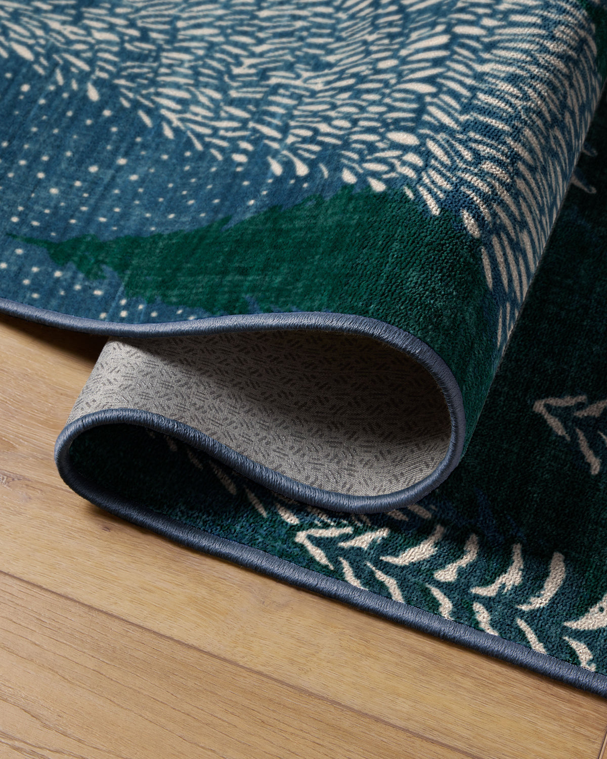 Midnight Grove Navy Rug