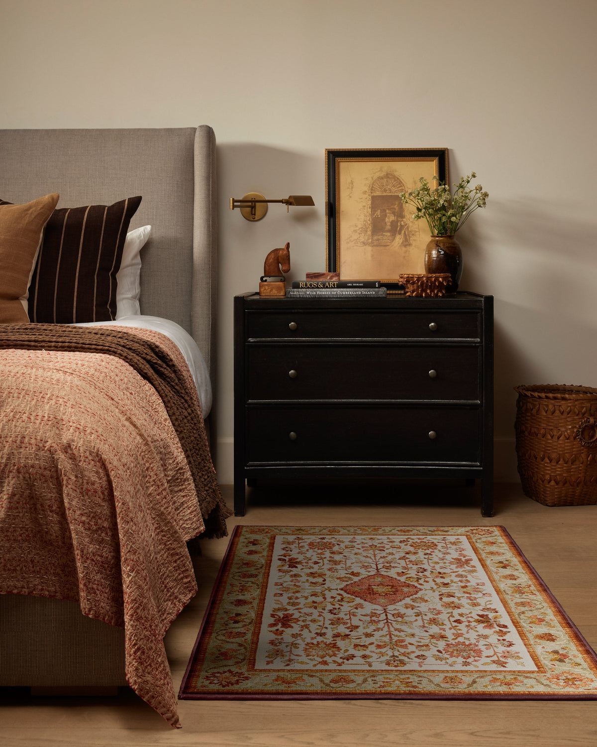 Mina Warm Cream & Rust Rug