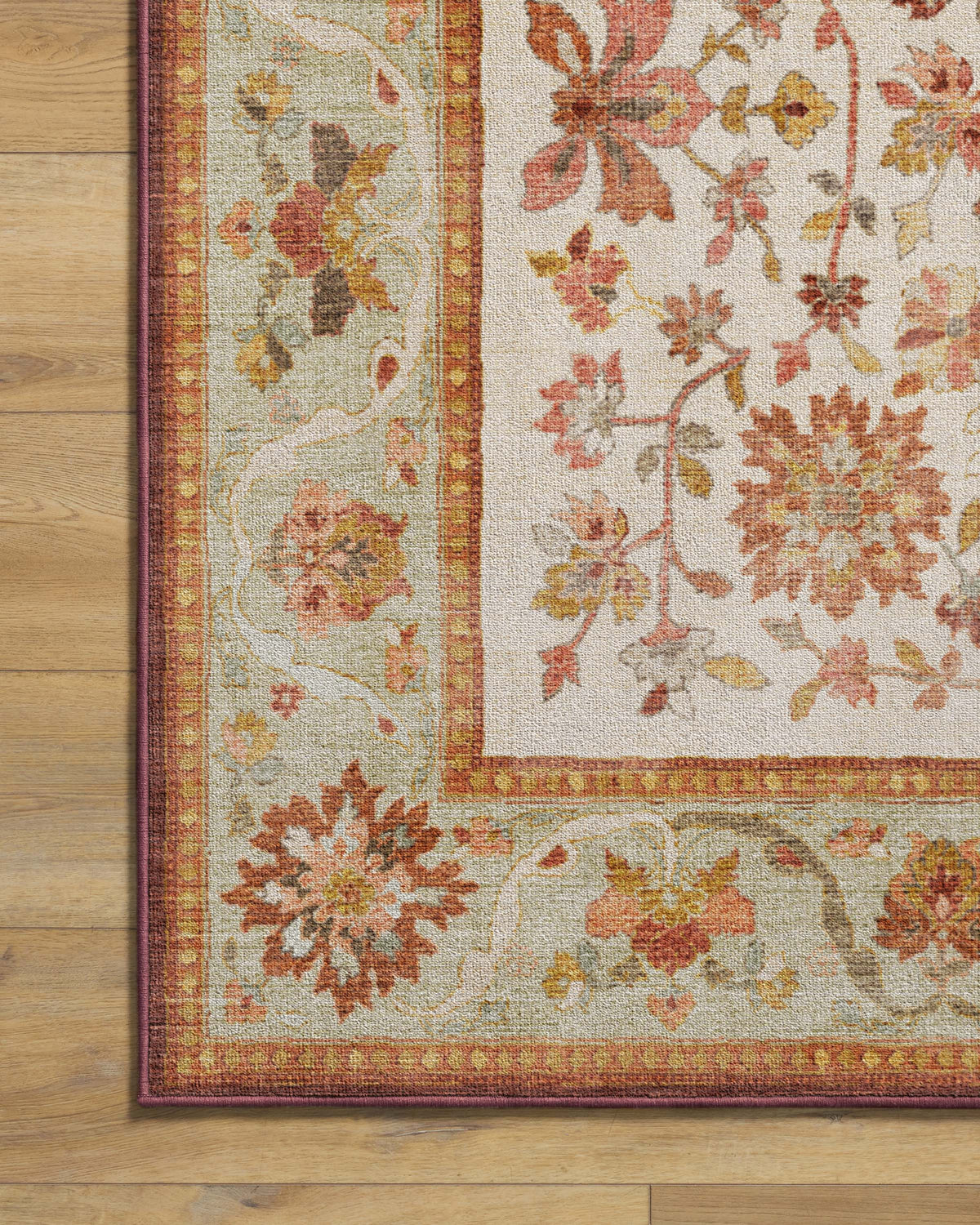 Mina Warm Cream & Rust Rug