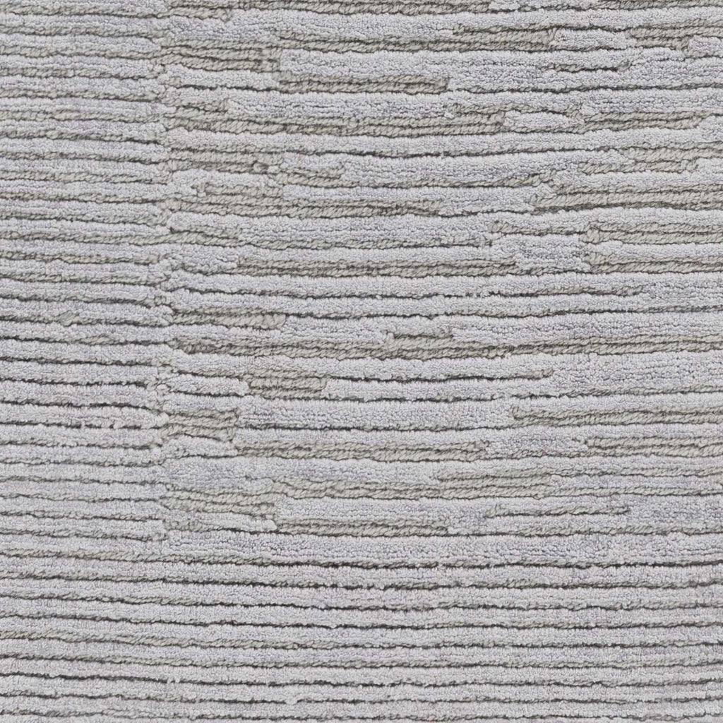 Mardi Silver Premium Wool&Silk Area Rug - Clearance