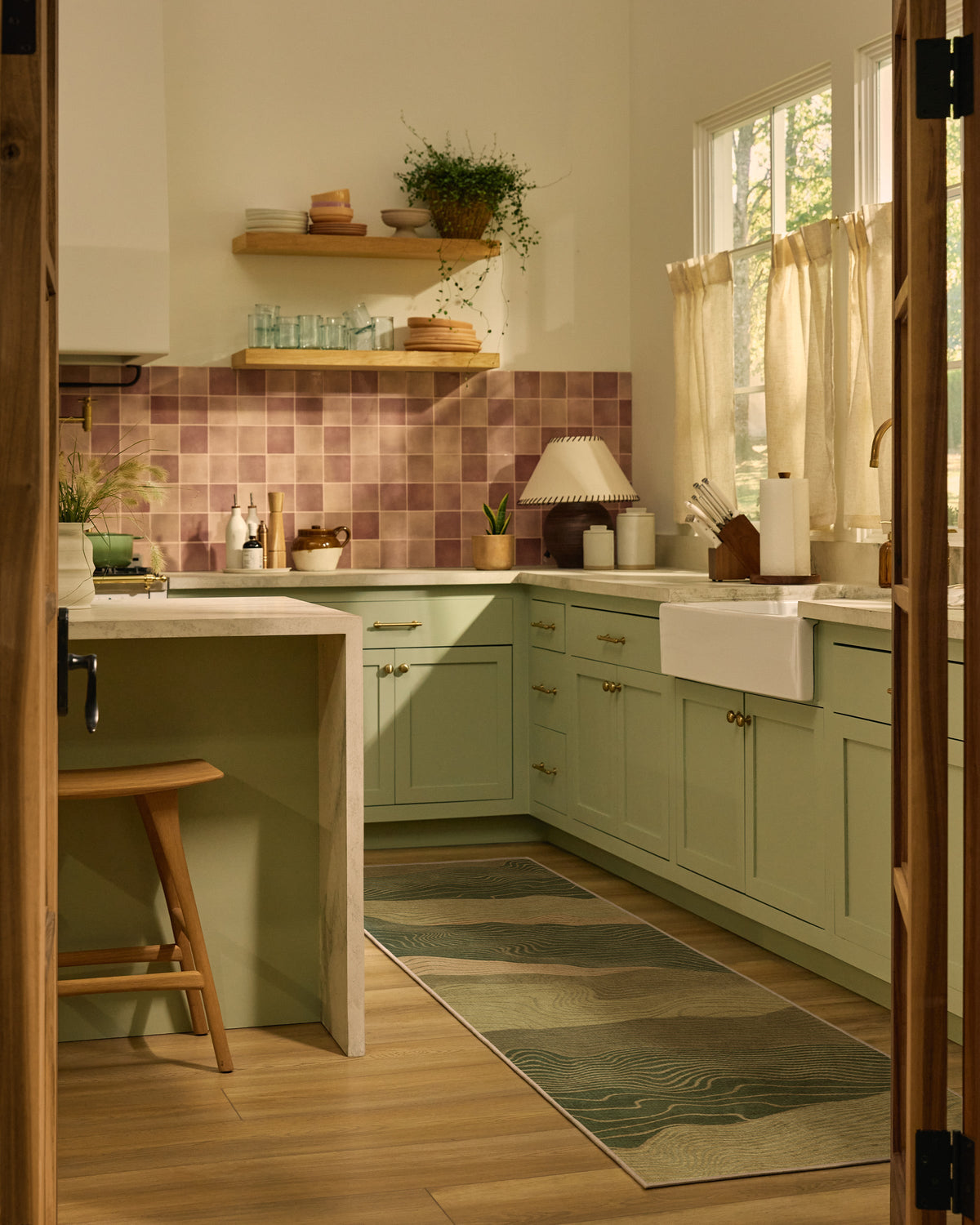 Mirage Sage & Tan Rug