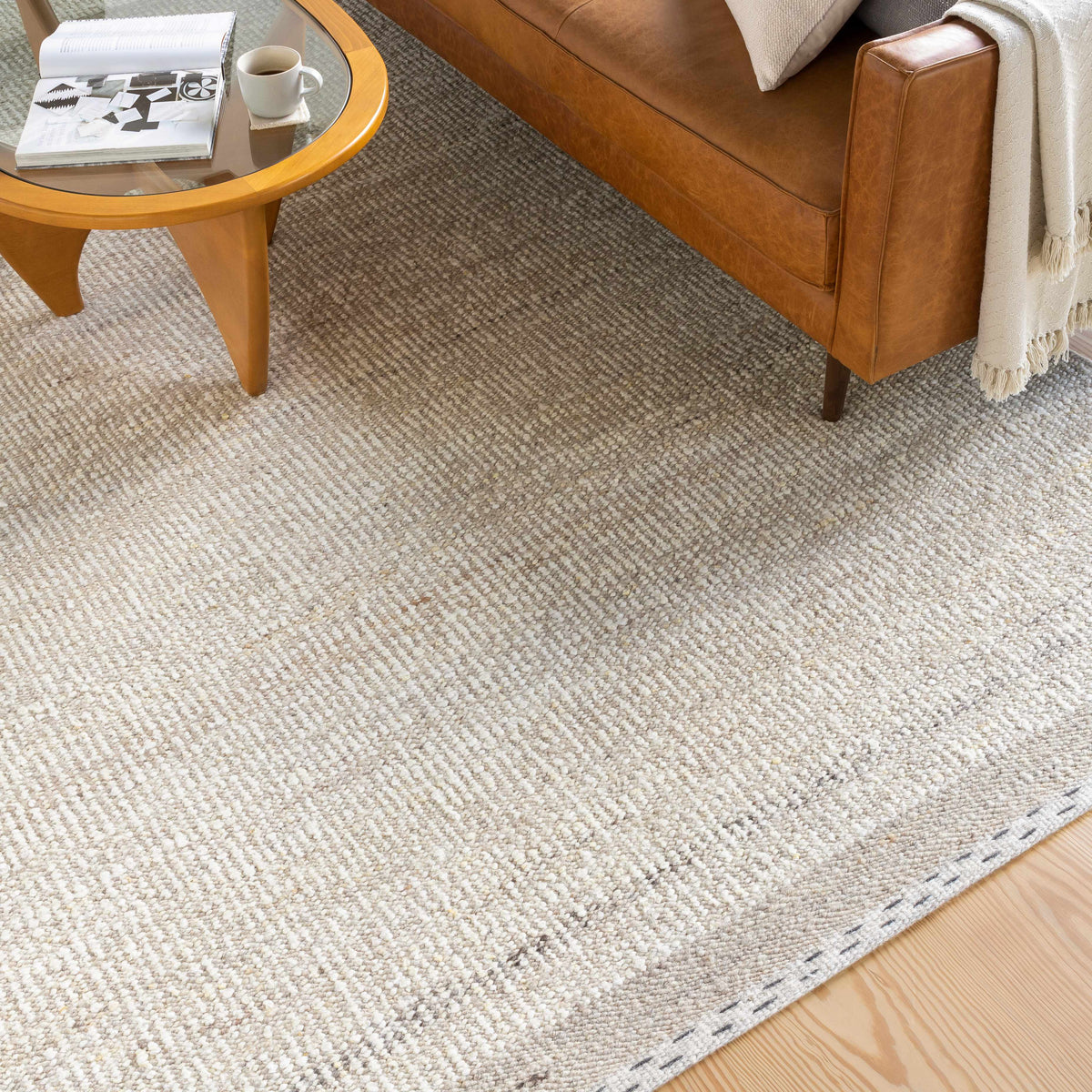 Manatal Flat Woven Wool Rug