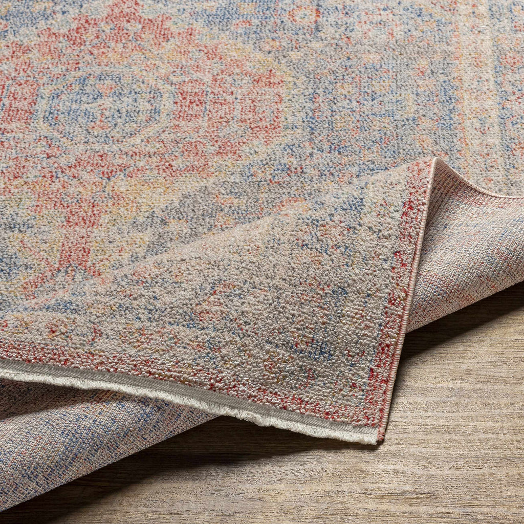 Akio Red & Blue Area Rug - Clearance