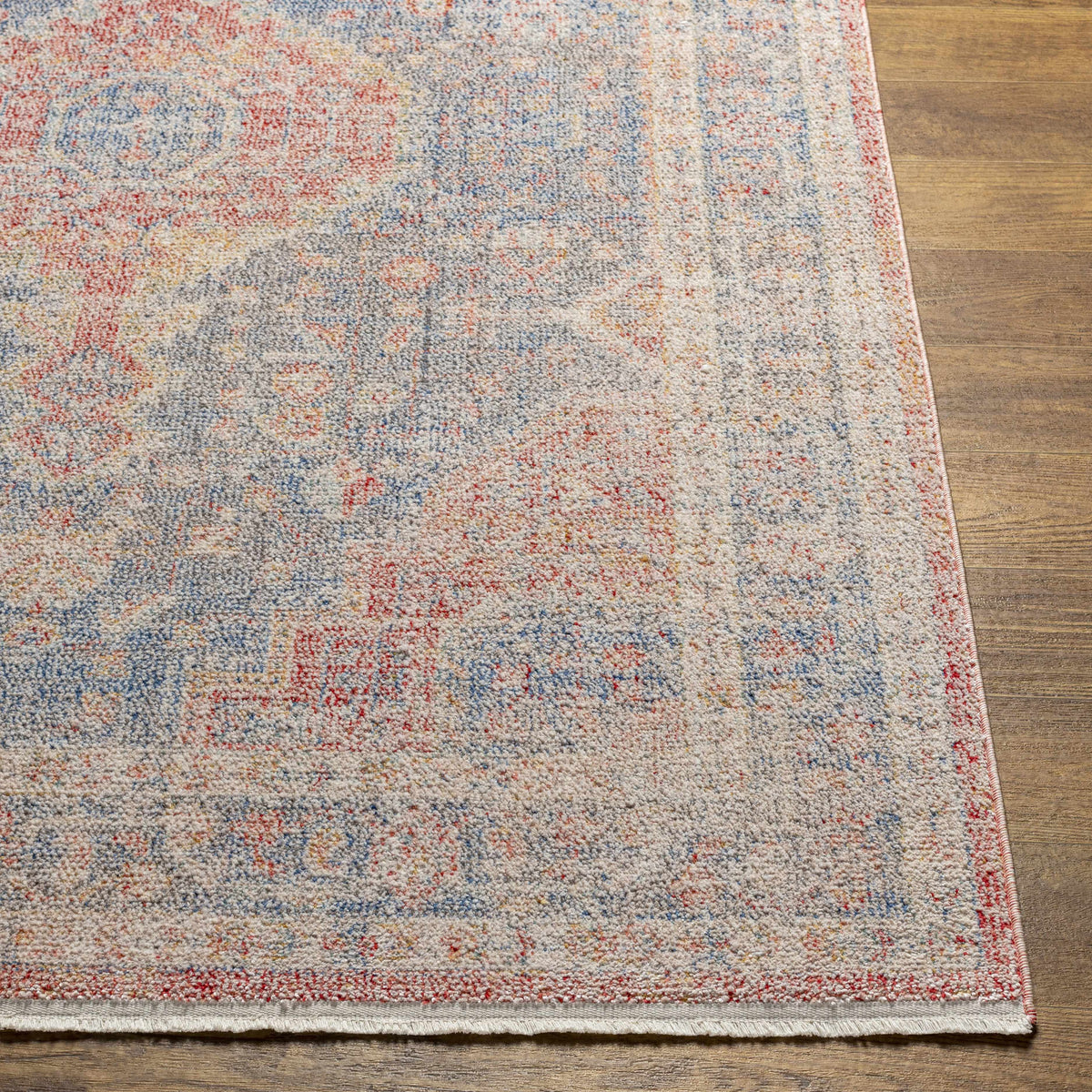 Akio Red & Blue Area Rug - Clearance