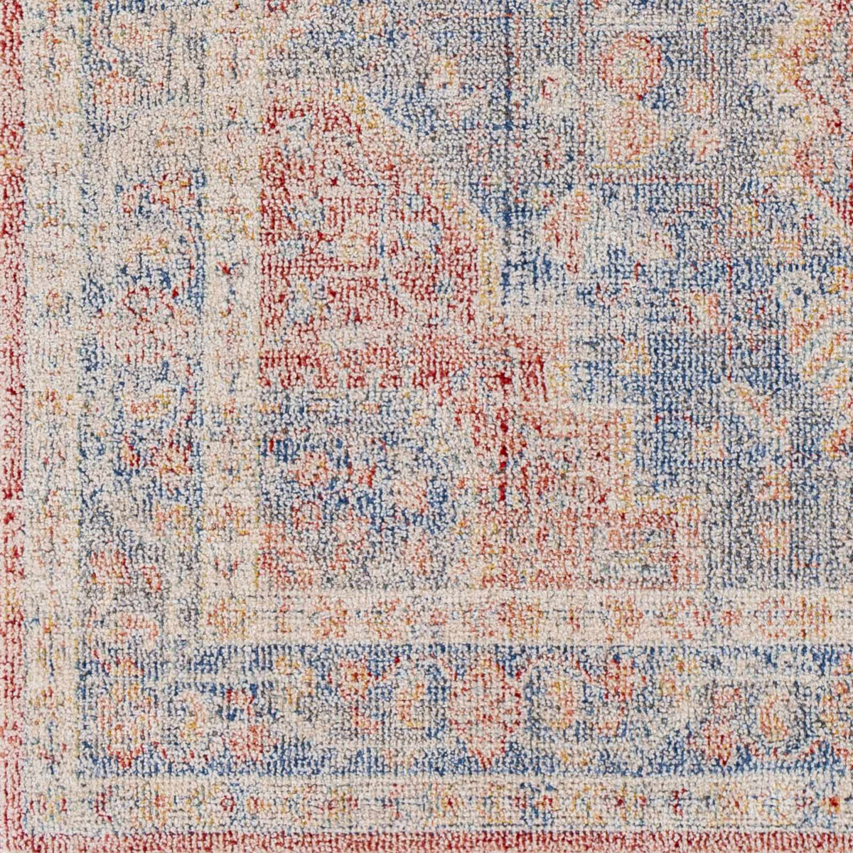 Akio Red & Blue Area Rug - Clearance