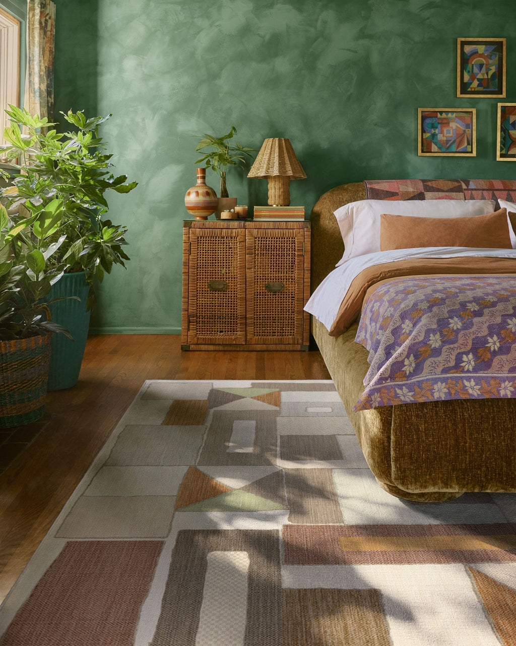 Modra Natural & Terra Rug by Jungalow