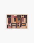 Modra Warm Brown Flatwoven Rug by Jungalow