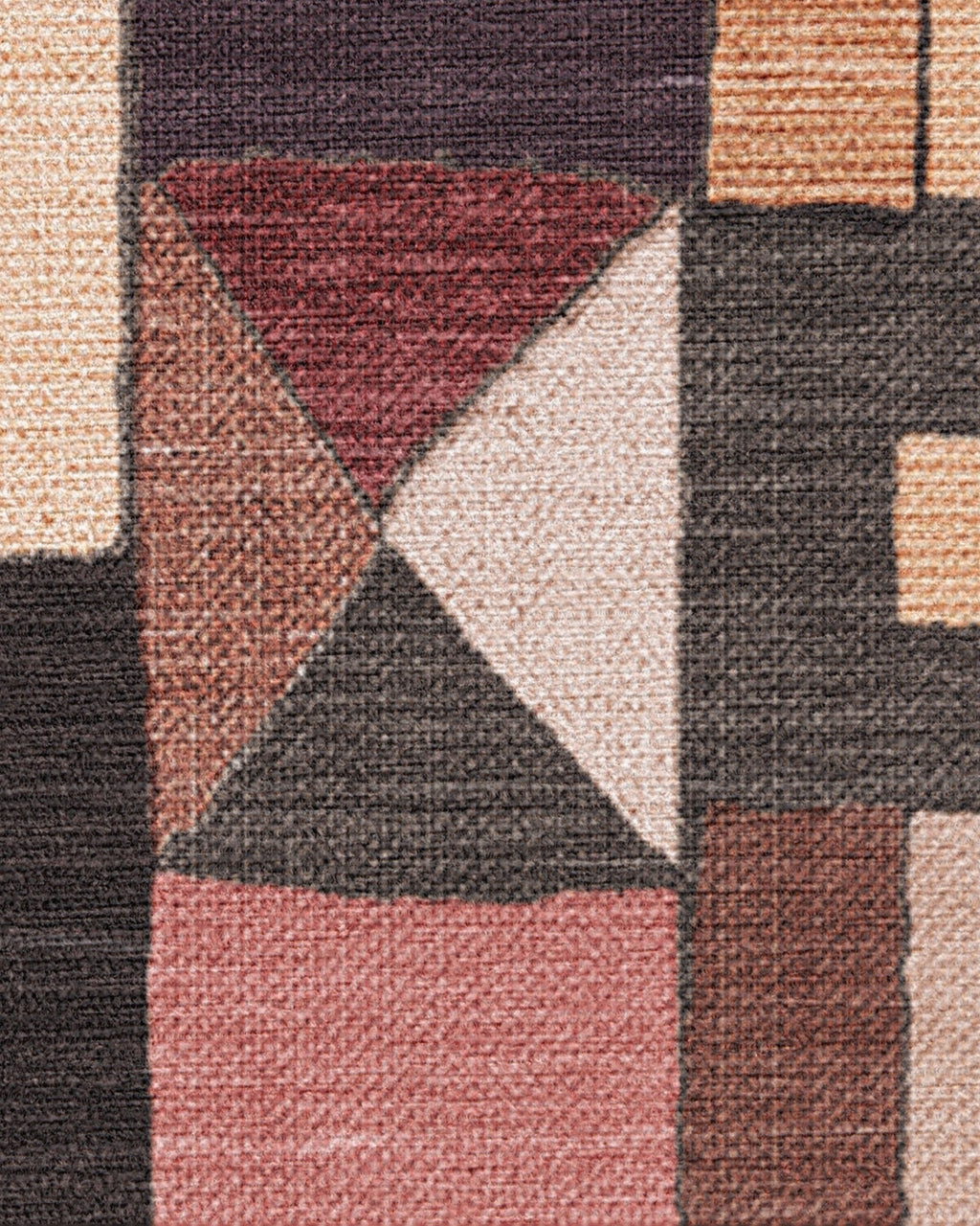 Modra Warm Brown Flatwoven Rug by Jungalow
