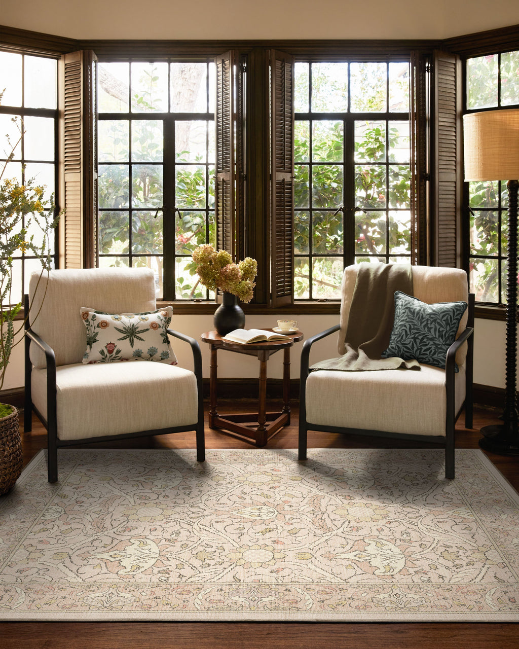 Montreal Soft Pink Rug by Morris & Co.