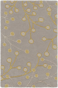 Elsu Mustard Wool Area Rug