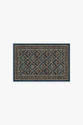 Bellflowers Blue Flatwoven Rug by Morris & Co.
