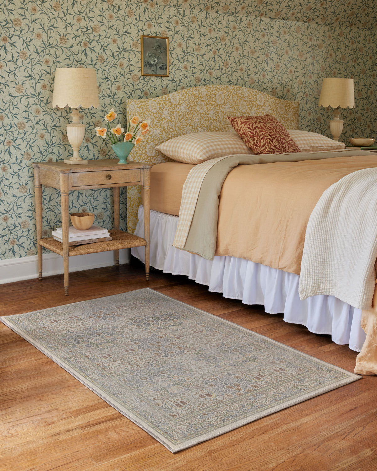 Blackthorn Ivory Rug by Morris & Co.
