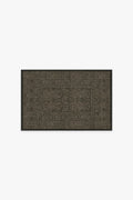 Bluebell Soft Black Flatwoven Rug by Morris & Co.