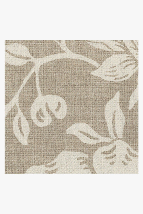Mallow Flower Natural Stone Rug by Morris & Co.