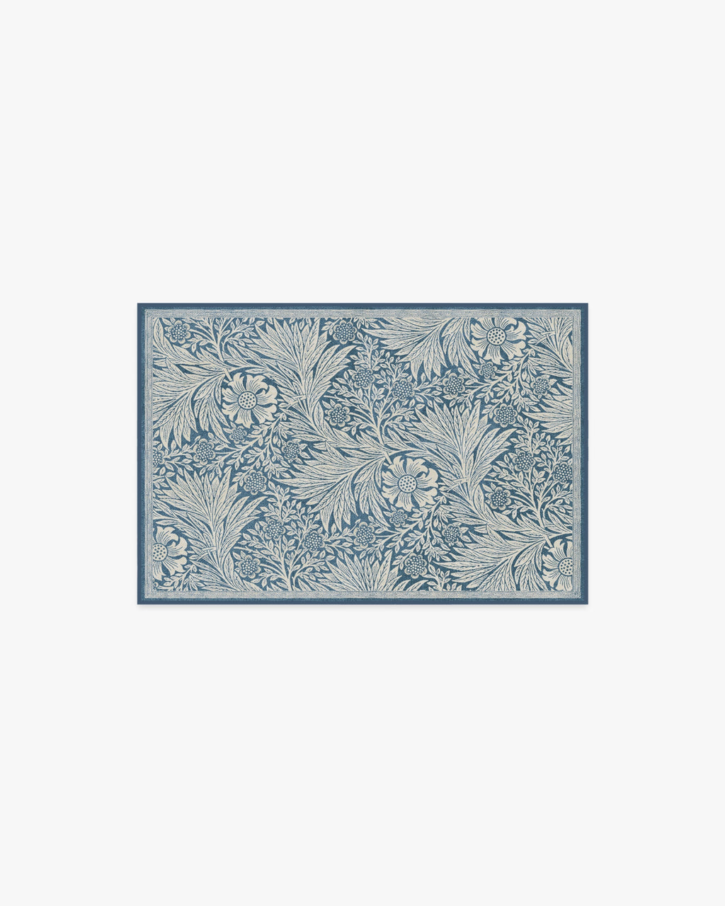 Marigold Blue Flatwoven Rug by Morris & Co.