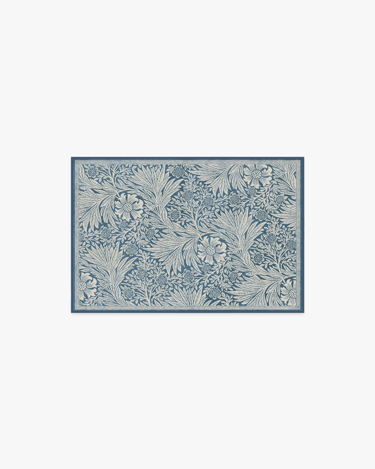 Marigold Blue Flatwoven Rug by Morris & Co.