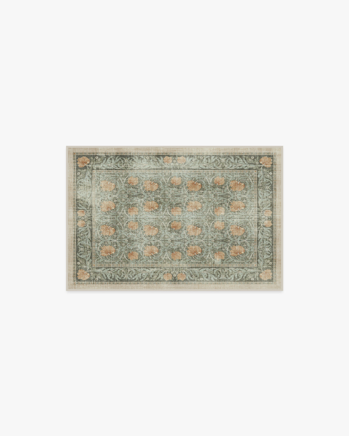 Pimpernel Jade Flatwoven Rug by Morris & Co.