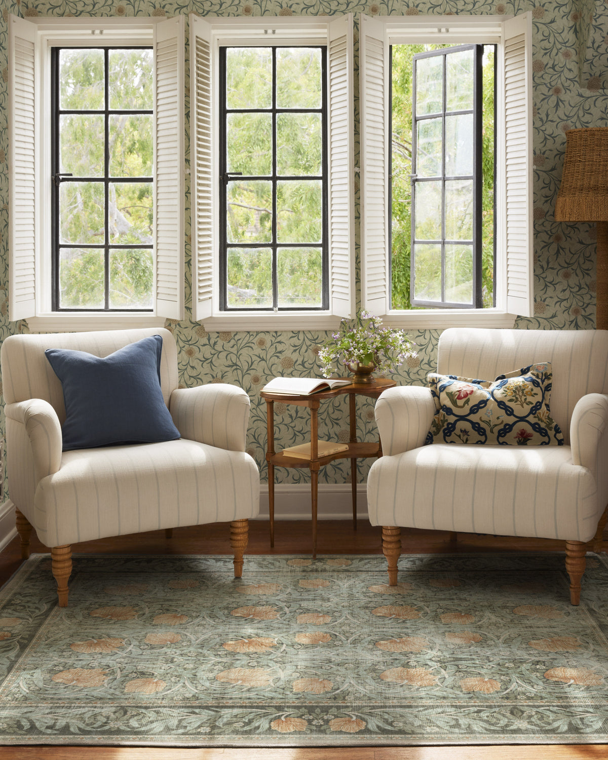 Pimpernel Jade Rug by Morris & Co.