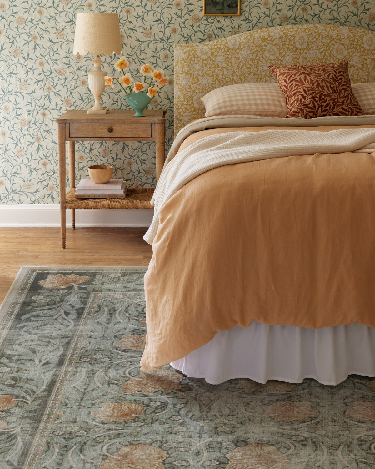 Pimpernel Jade Rug by Morris & Co.