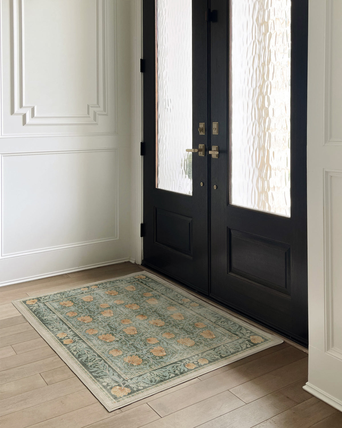 Pimpernel Jade Flatwoven Rug by Morris & Co.