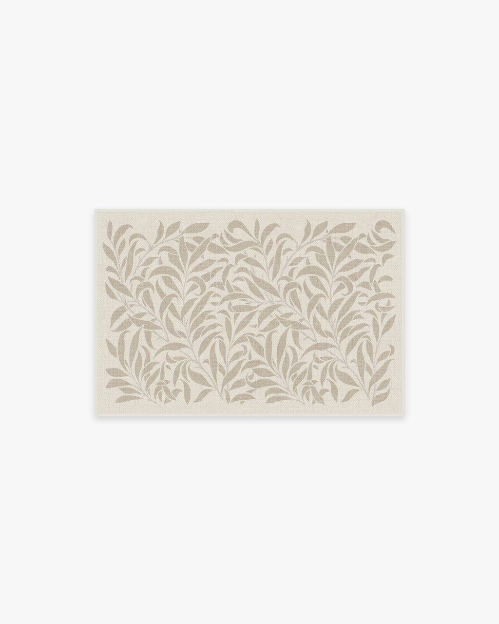 Pure Willow Boughs Natural Flatwoven Rug by Morris & Co.