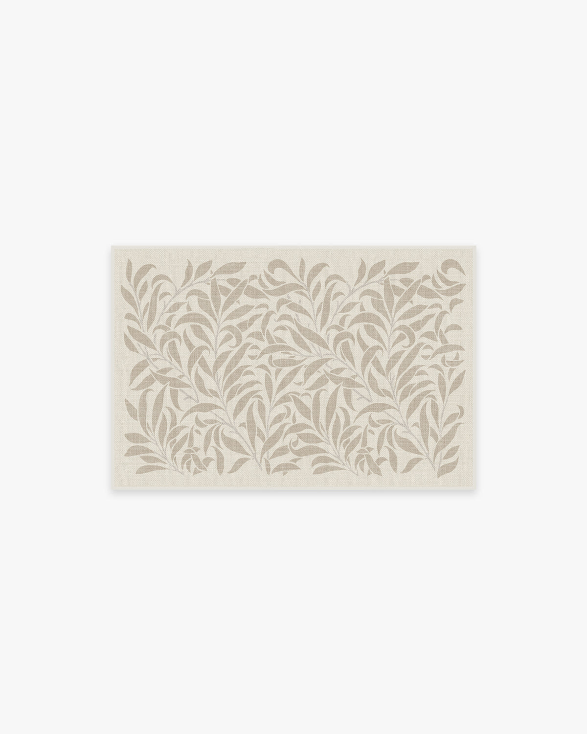 Pure Willow Boughs Natural Flatwoven Rug by Morris & Co.
