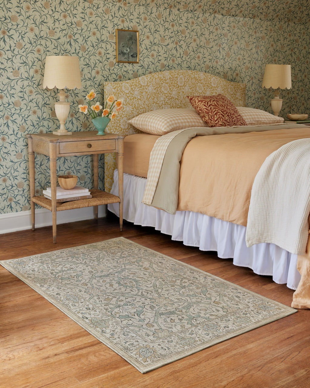 Montreal Natural Jade Flatwoven Rug by Morris & Co.