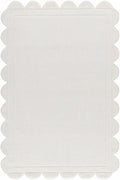 Uhuro White Geometric Area Rug