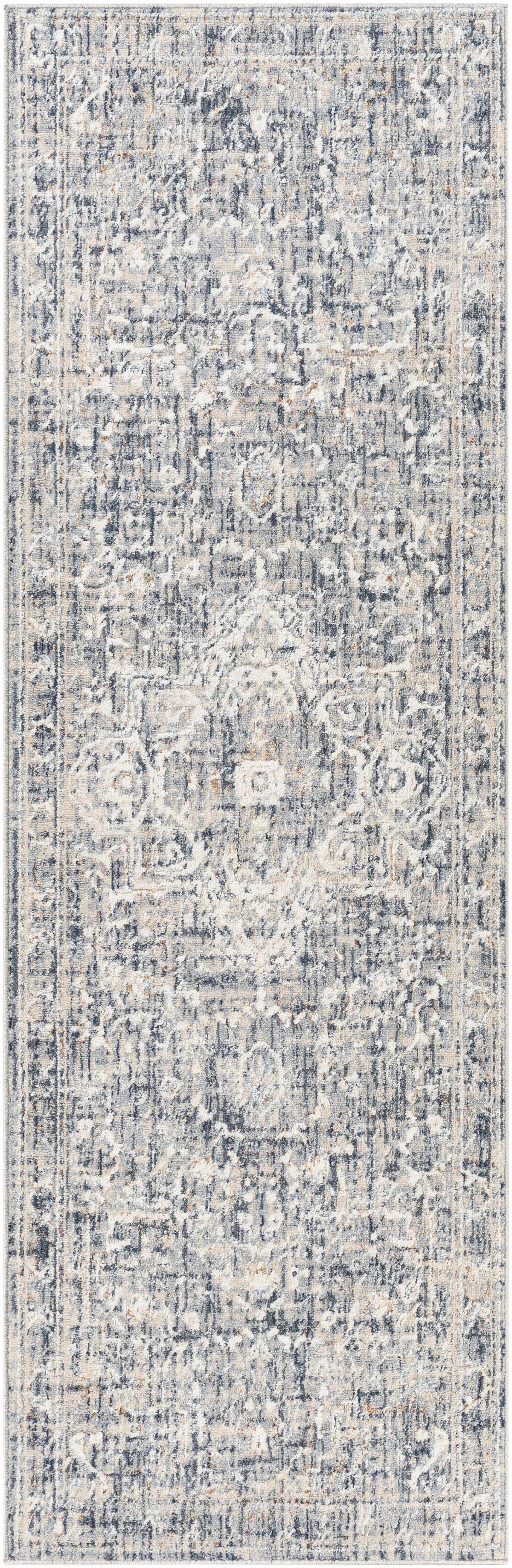Buguey Blue & Gray Area Rug - Clearance