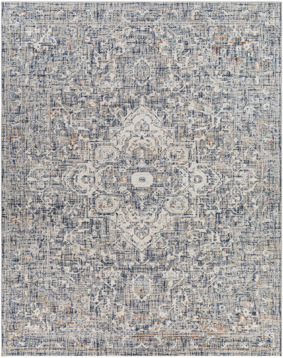 Buguey Blue & Gray Area Rug - Clearance