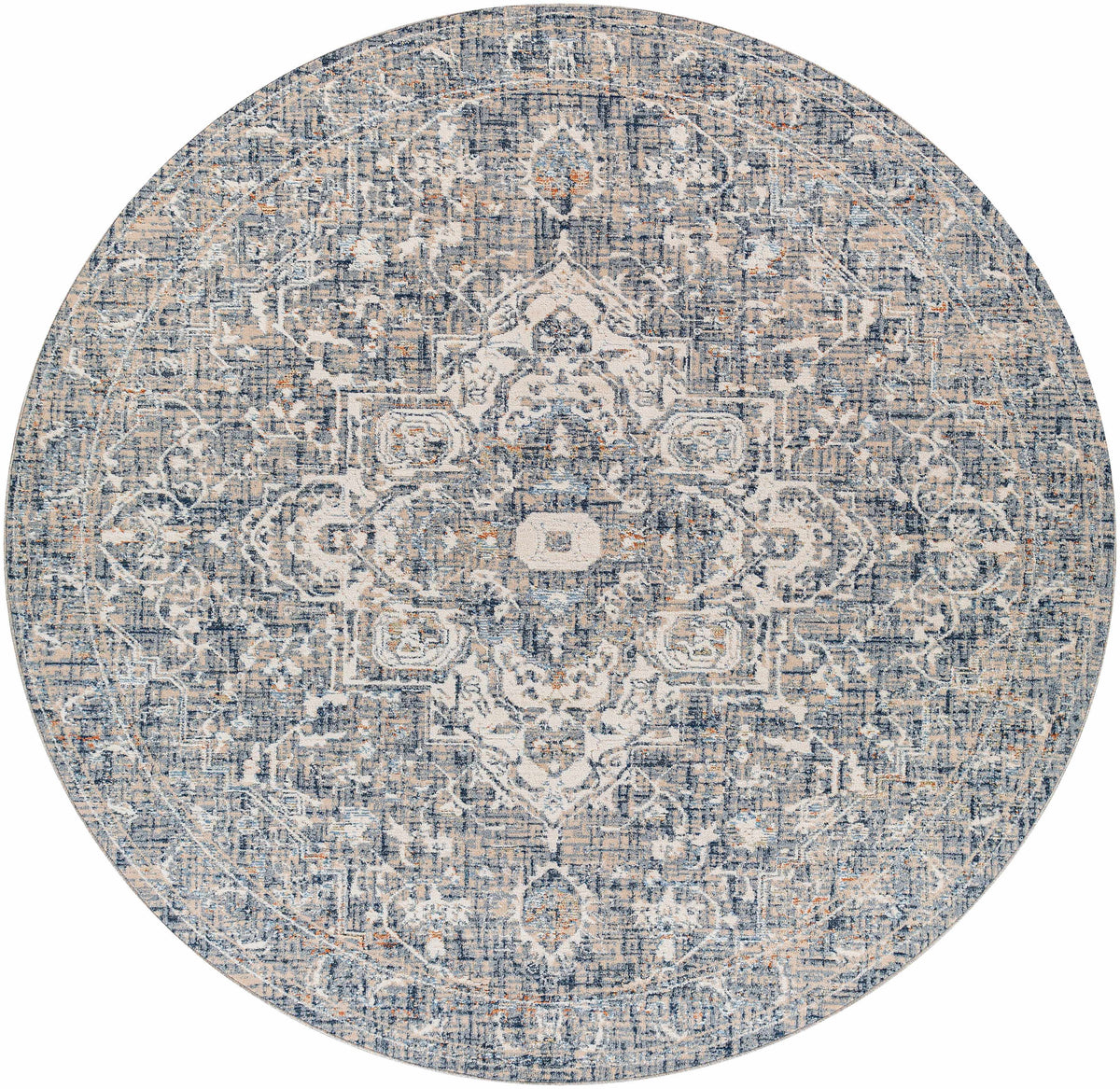 Buguey Blue & Gray Area Rug - Clearance