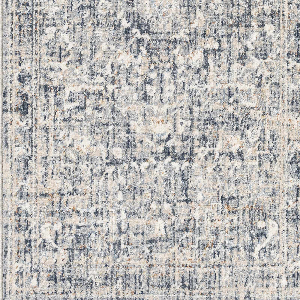 Buguey Blue & Gray Area Rug - Clearance