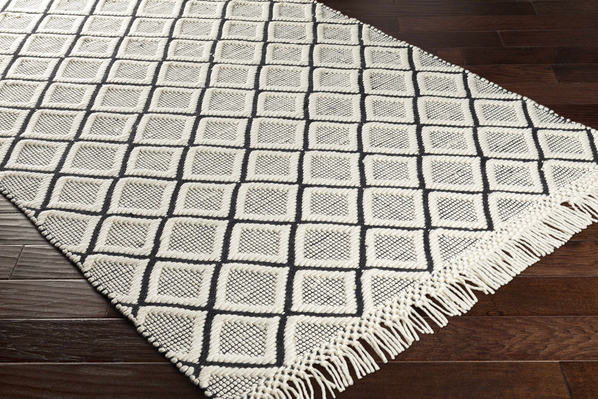 Maria Textured Hand Woven Wool Rug - Clearance