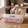 A Garden Full Of Love 1 - Personalized Storage Basket
