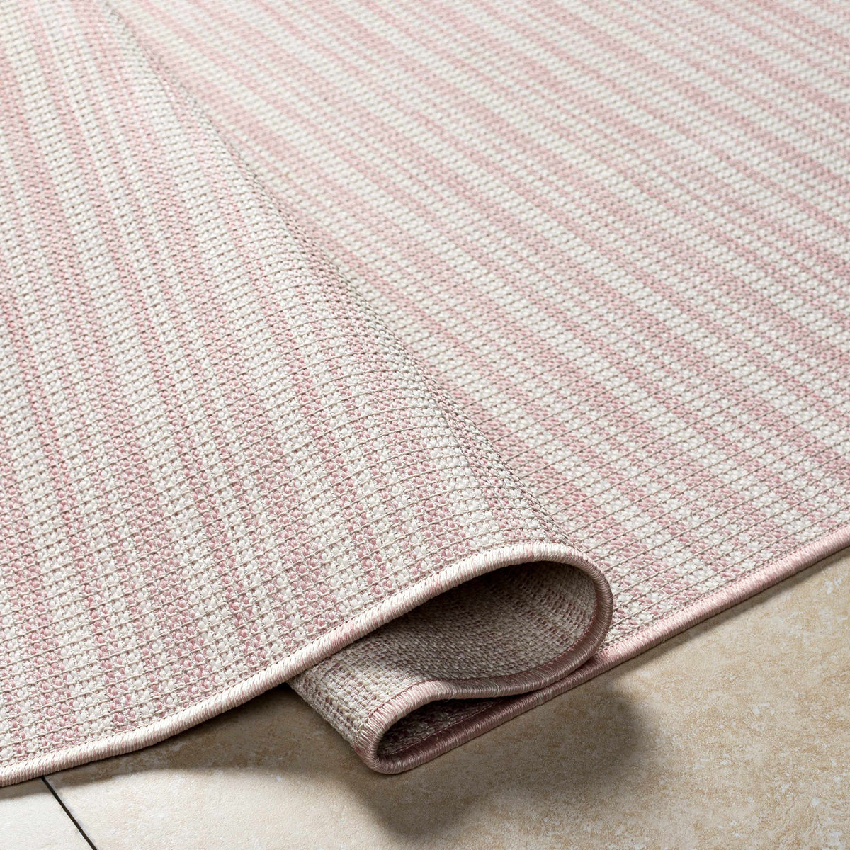 Greg Pink Outdoor Area Rug - Clearance