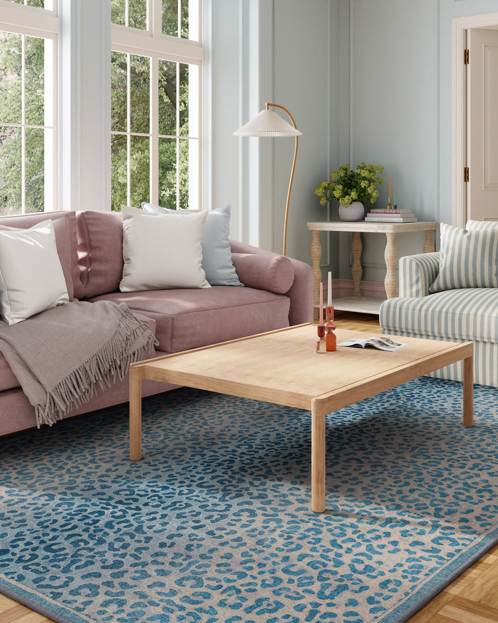 Namir Slate Blue Rug
