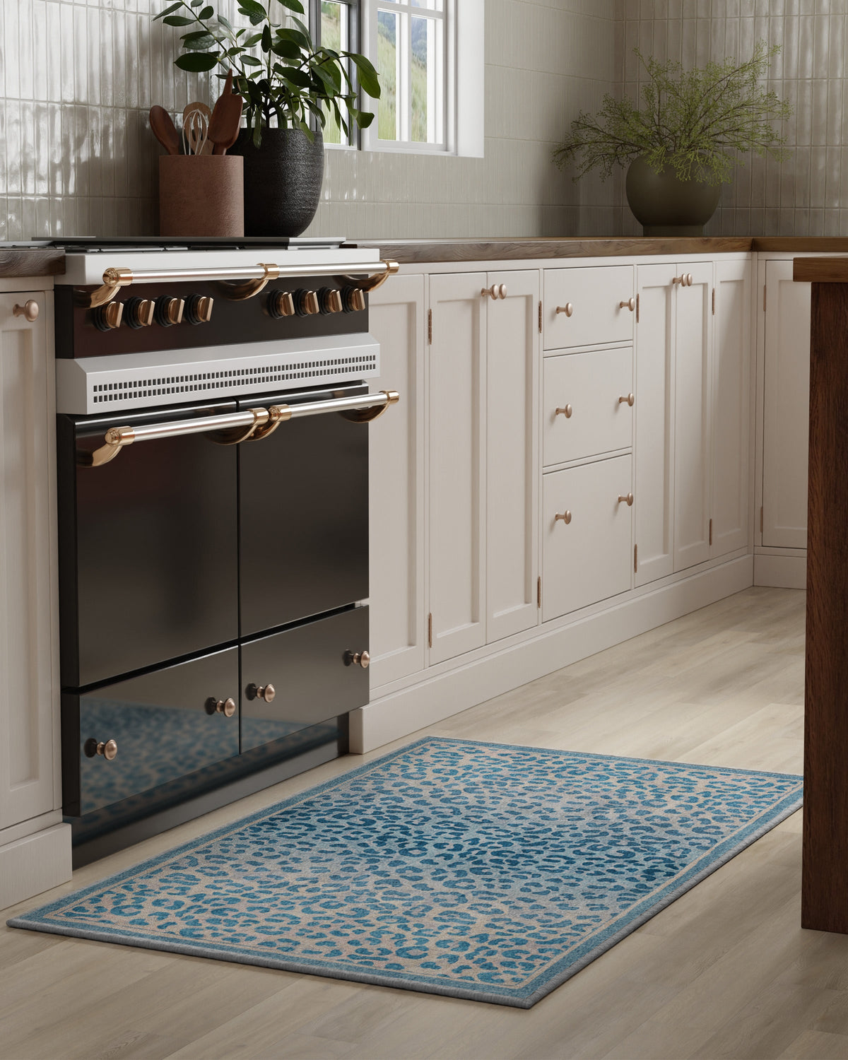 Namir Slate Blue Flatwoven Rug