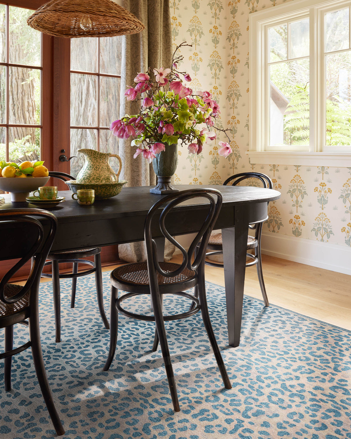 Namir Slate Blue Flatwoven Rug