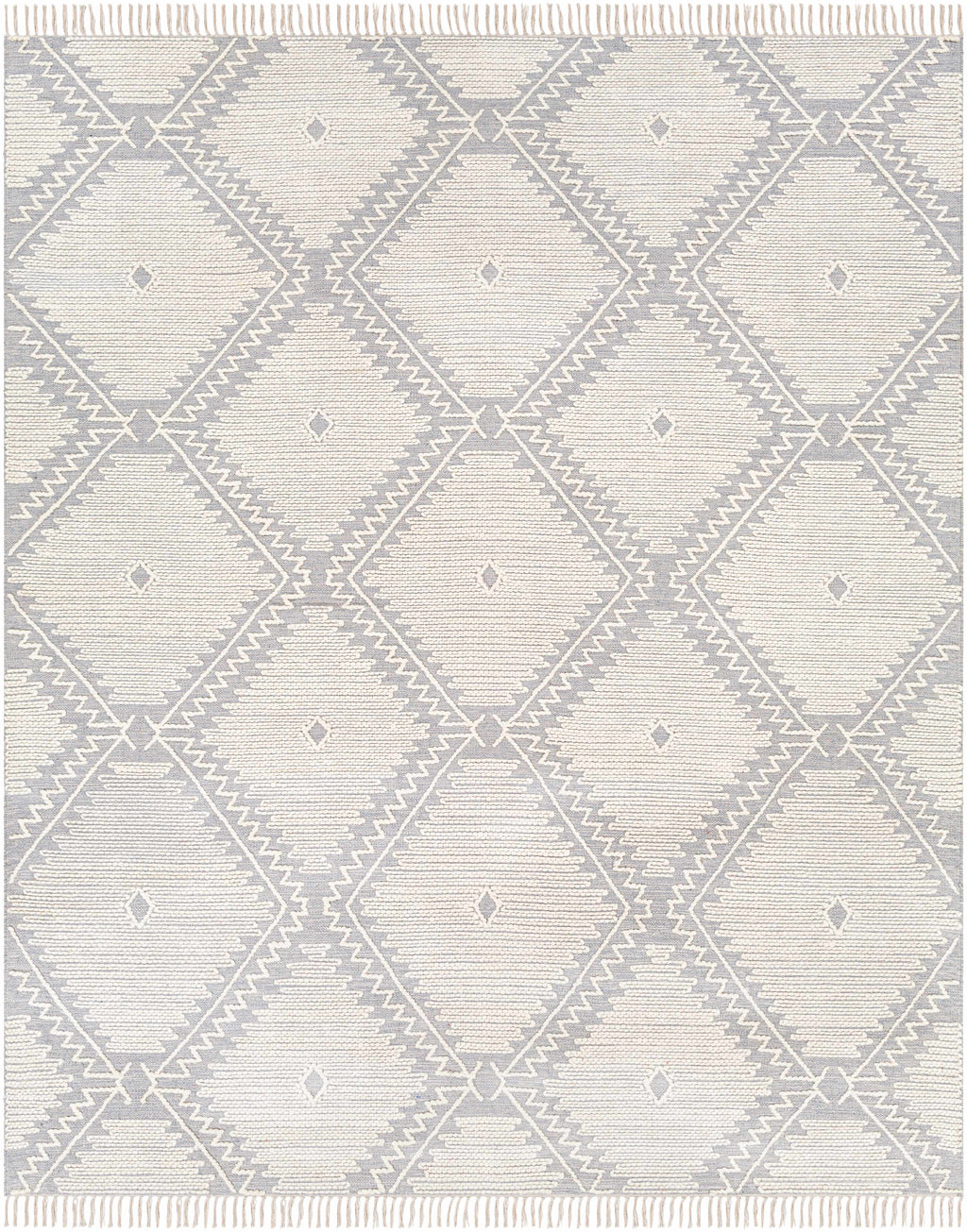 Naranjito Cream/Slate Trellis 2x3 Rug - Clearance