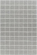 Nissa Gray Checkered Wool Rug