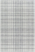 Nissa Blue Gray Checkered Area Rug - Clearance