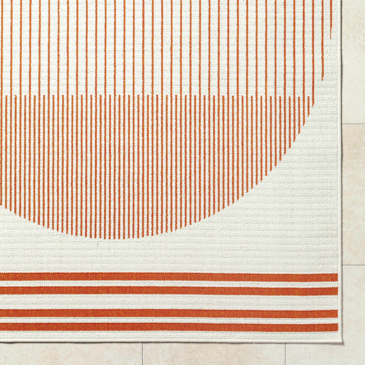 Nabil Cream Outdoor Area Rug - Clearance